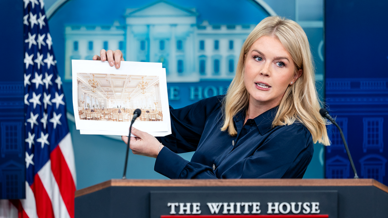 White House responds to reports Trump named new ballroom after himself White House responds to reports Trump named new ballroom after himself